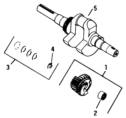 Engine Kohler Model No. K321s Spec. No. 60434 (continued) Crankshaft
