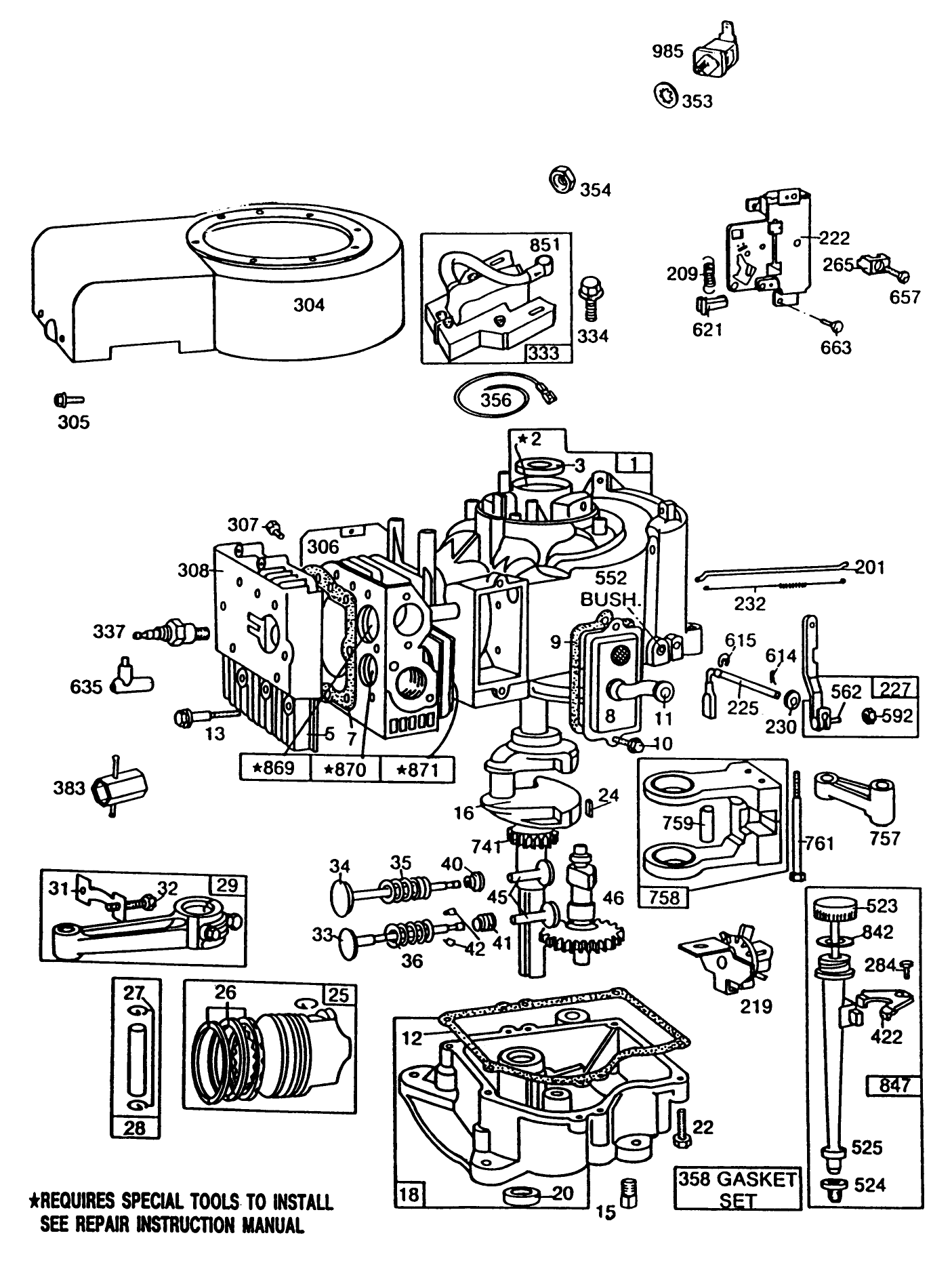 Briggs & Stratton Model No. 253706-0223-01 (continued)