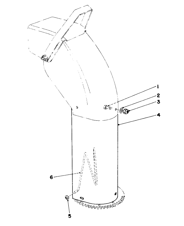 Chute Extension Kit 26-1100 (optional)
