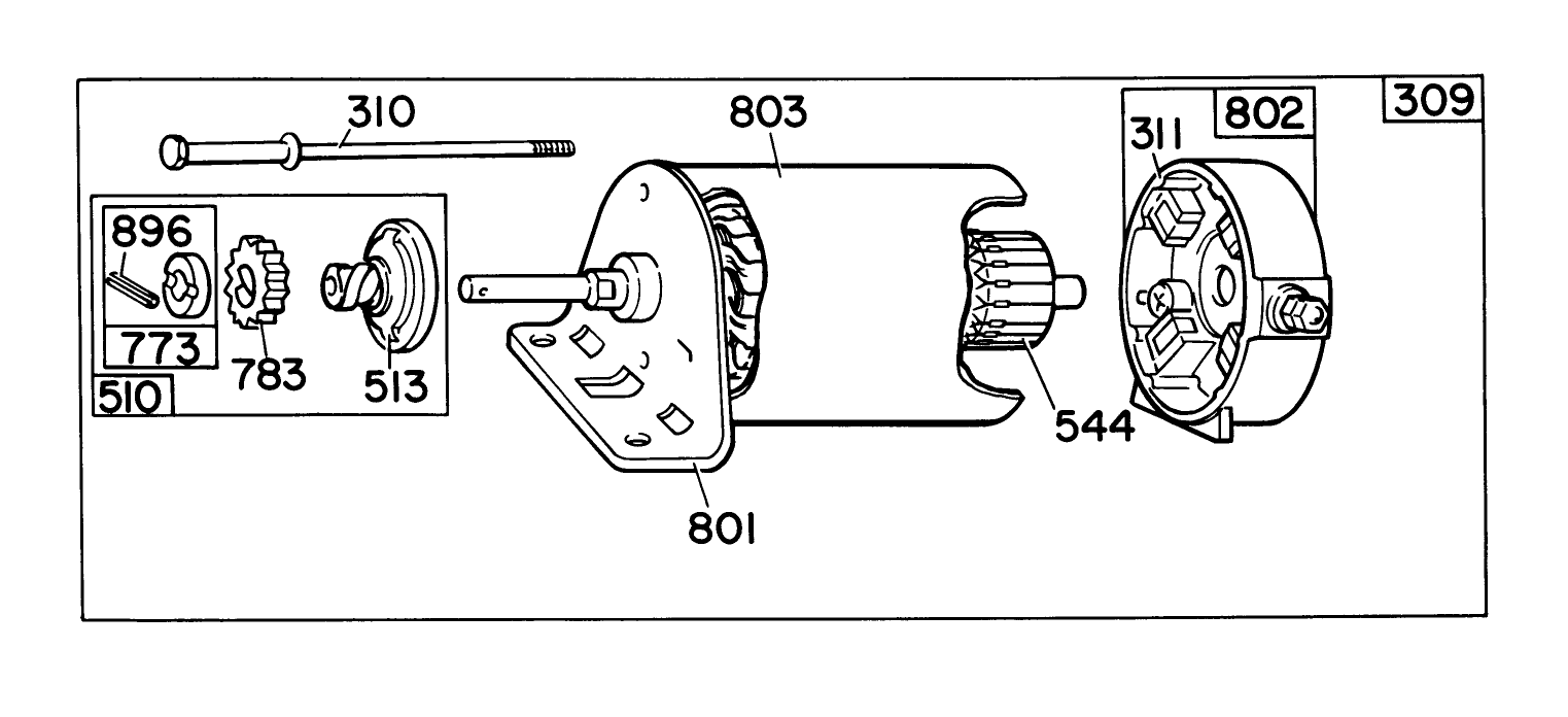 12 Volt Starter Motor Briggs & Stratton