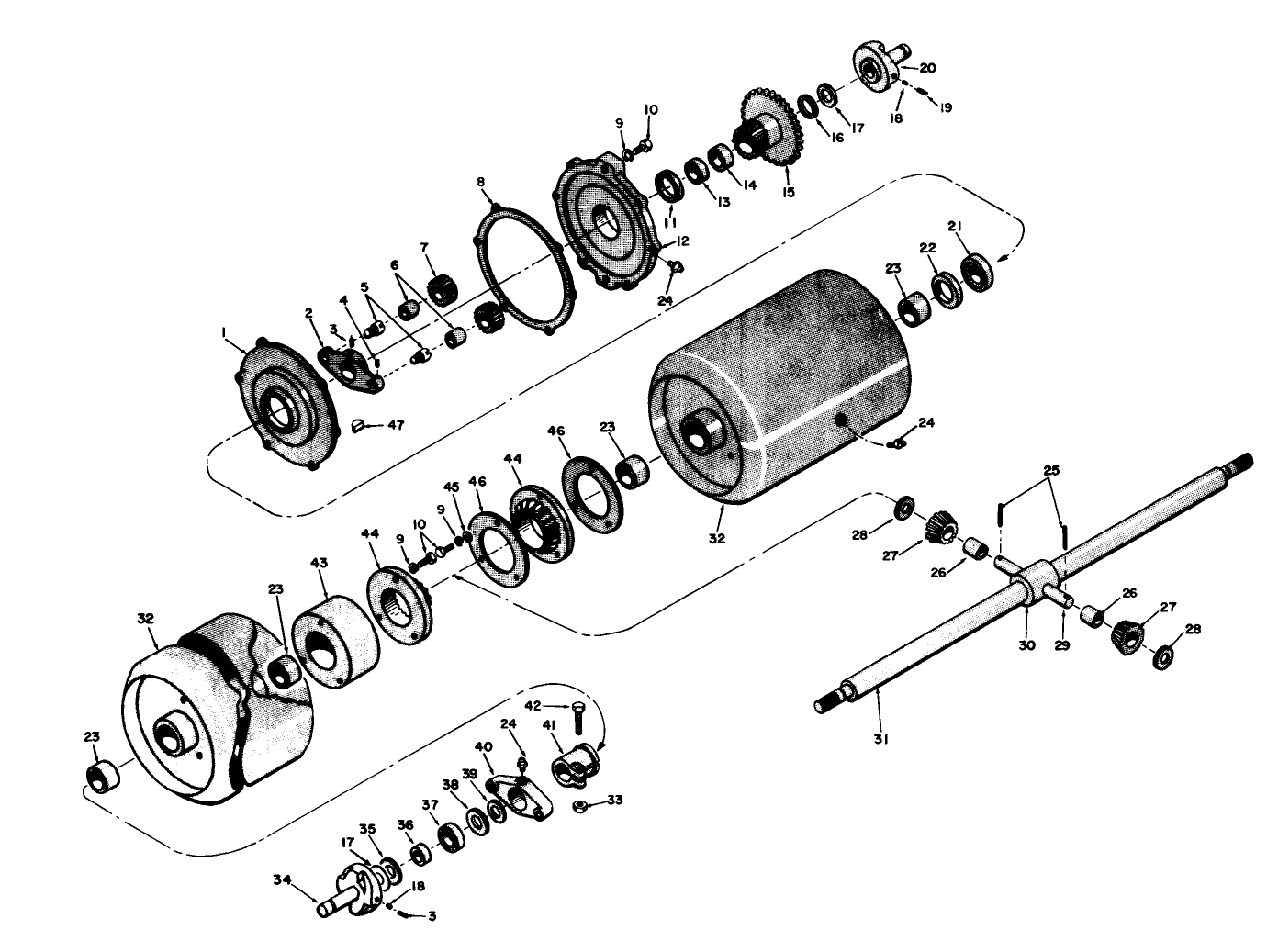 Drum And Axle Assembly