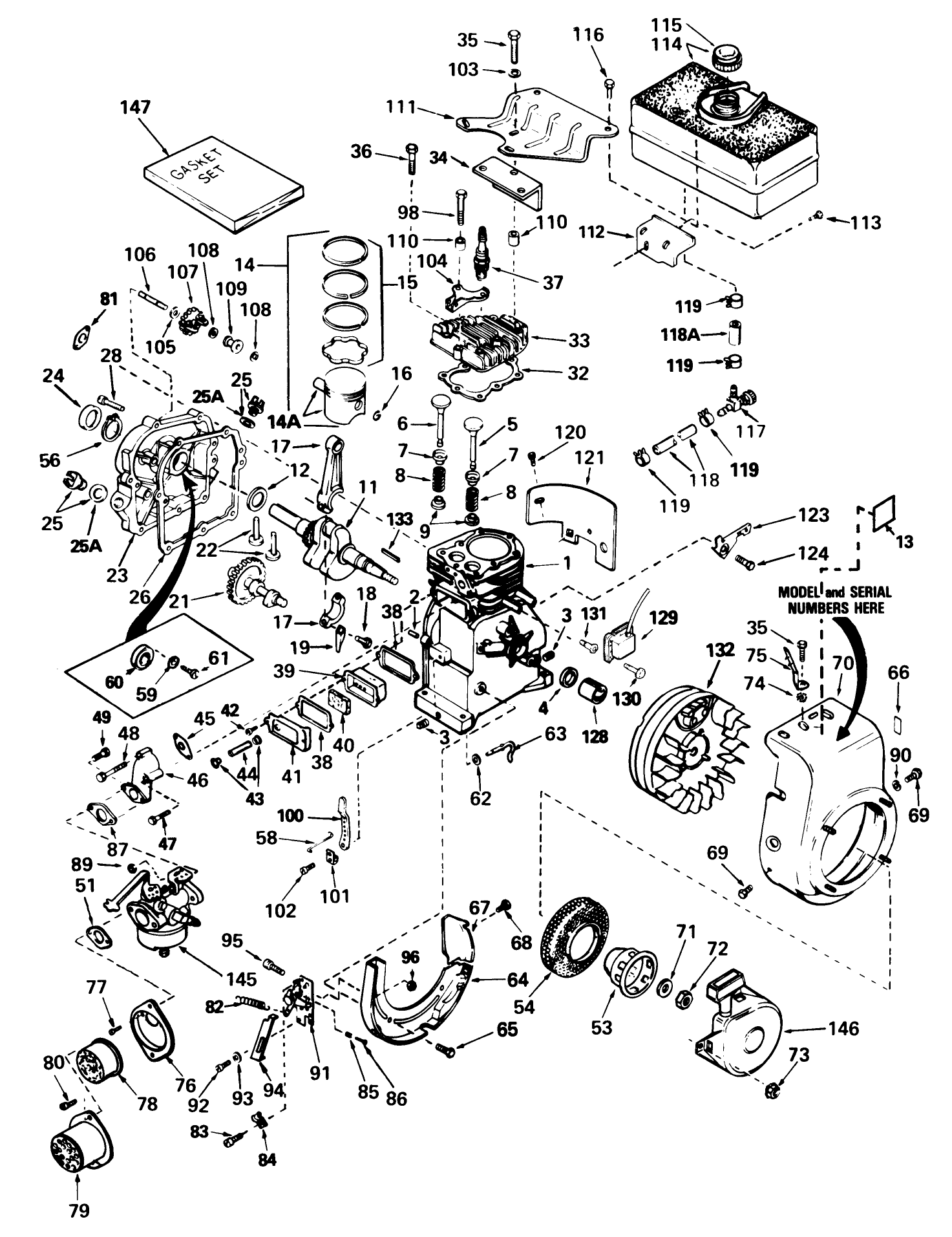Engine Model No. H35-45492r