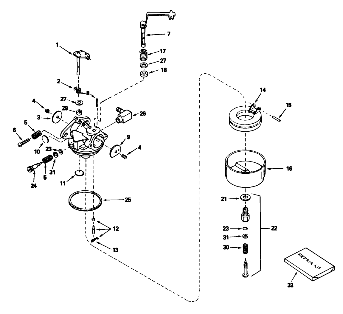 Carburetor No. 631921