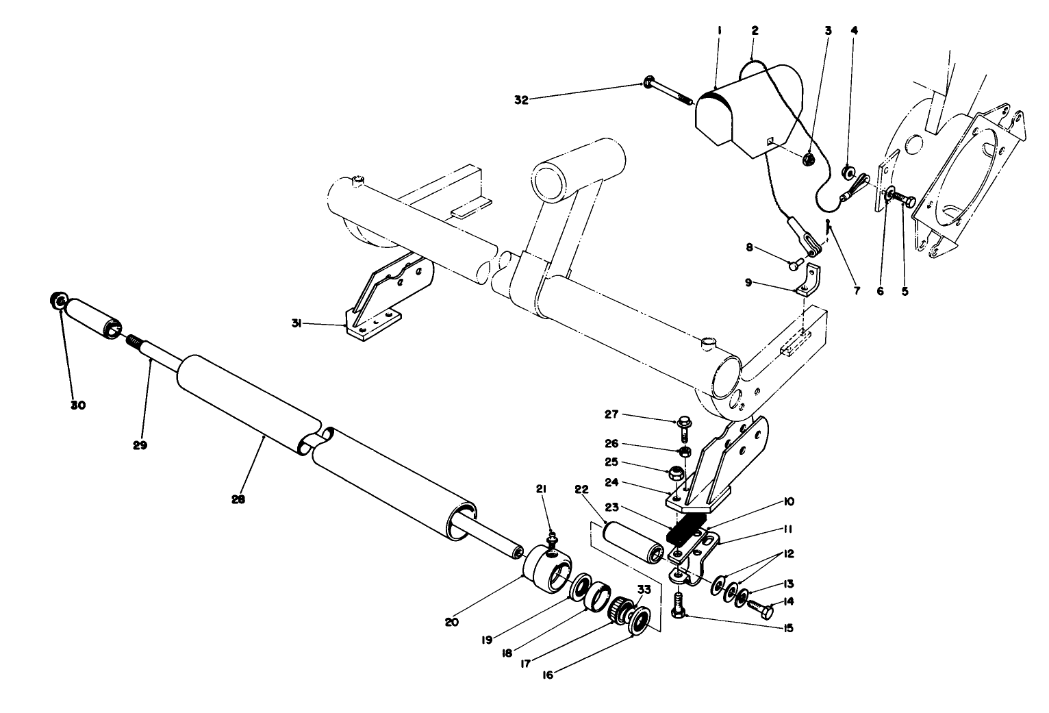 Front Roller Kit Model No. 03588 (optional)