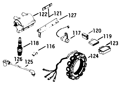 Engine Kohler Model No. K582qs Type No. Ps-36315 (continued)