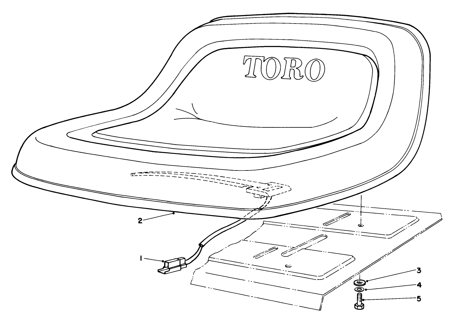 Seat Assembly No. 55-8690 (optional)