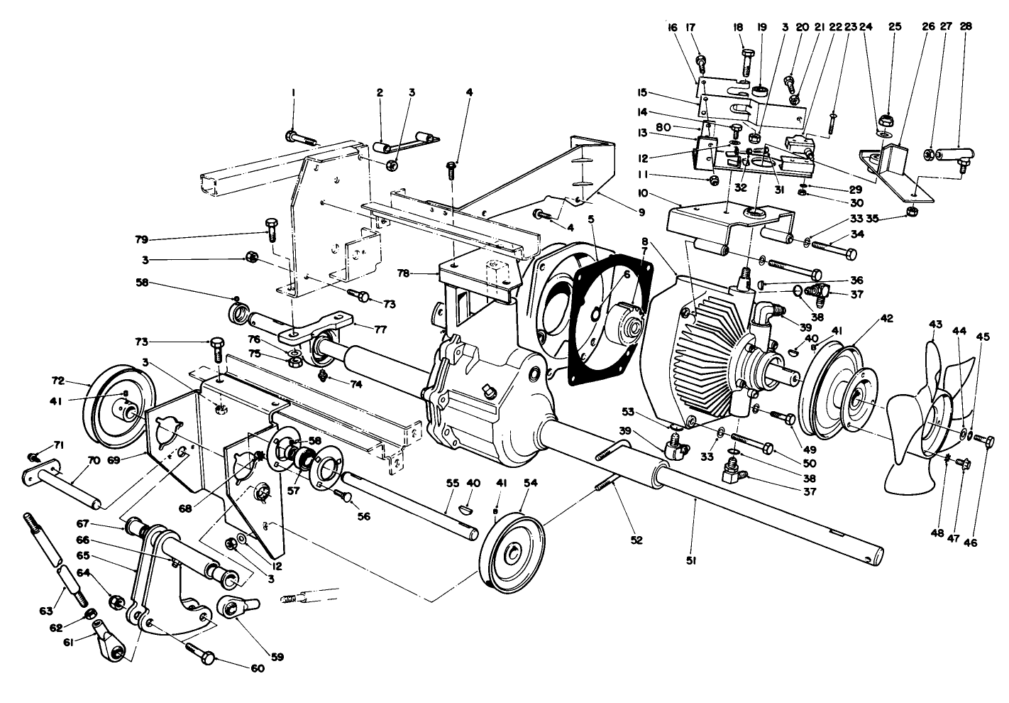 Transmission & Differential Assembly