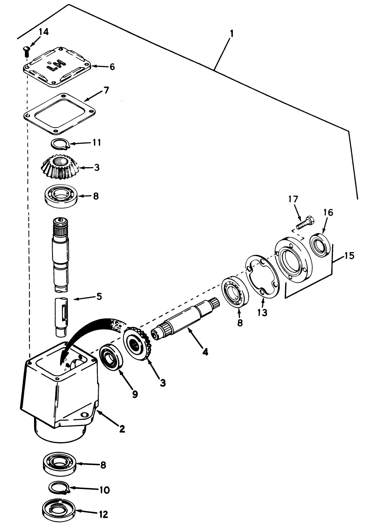 Grass Collection System Model No. 30751 & 30576 (optional) (continued) Gear Box Assembly Model No. 4398-P91