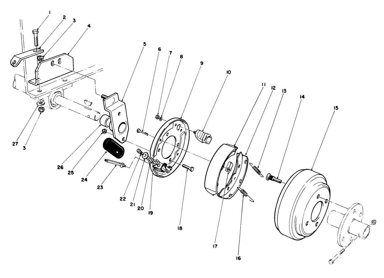 Brake Kit Model No. 30758 (optional)