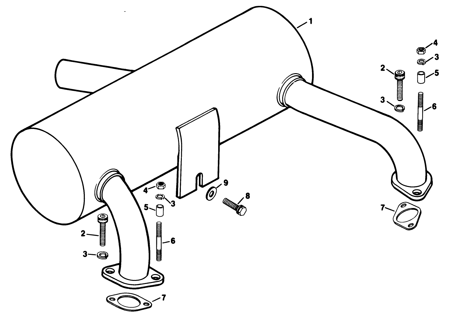 Exhaust-Kohler Engine Model No. Kt17qs Type No. 24324 (continued)