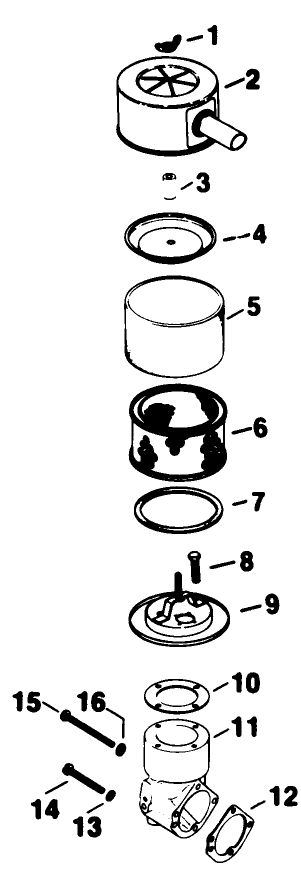 Air Intake-Kohler Engine Model No. Kt17qs Type No. 24324