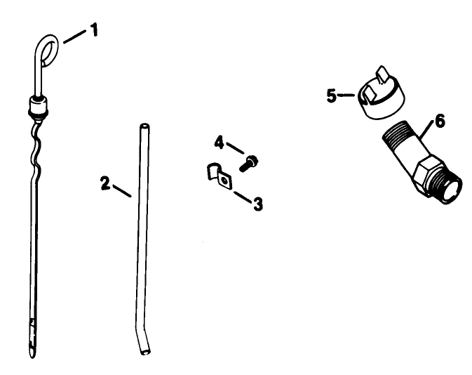 Dipstick-Kohler Engine Model No. Kt17qs Type No. 24324 (continued)