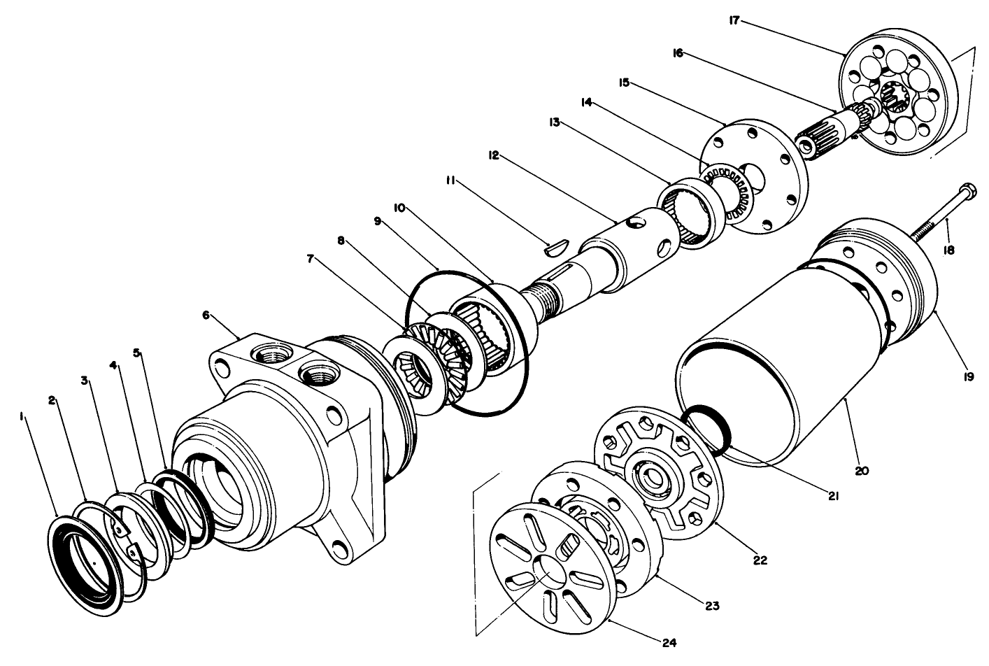 No. 10-8010 Hydraulic Drive Motor