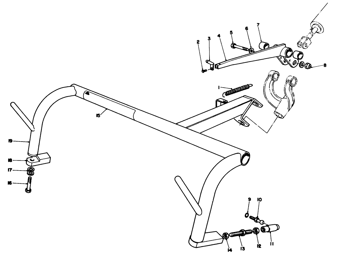 Direct Suspension Pull Frame Kit Model No. 04452 (optional)(continued)
