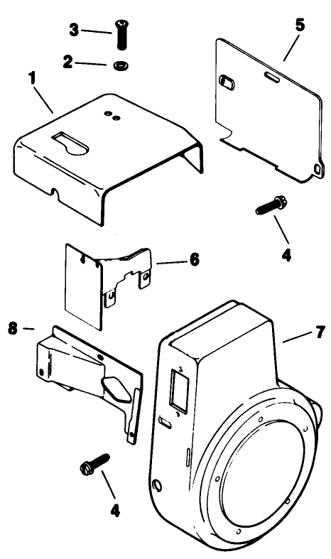 Baffles & Shroud-Engine Assembly-Kohler Model No. K321s-711533