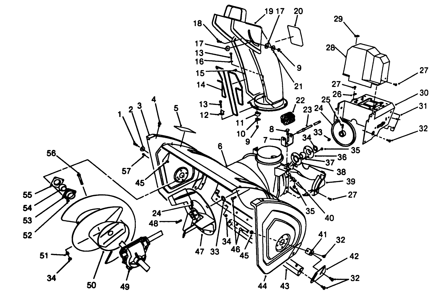 Housing & Chute Assembly