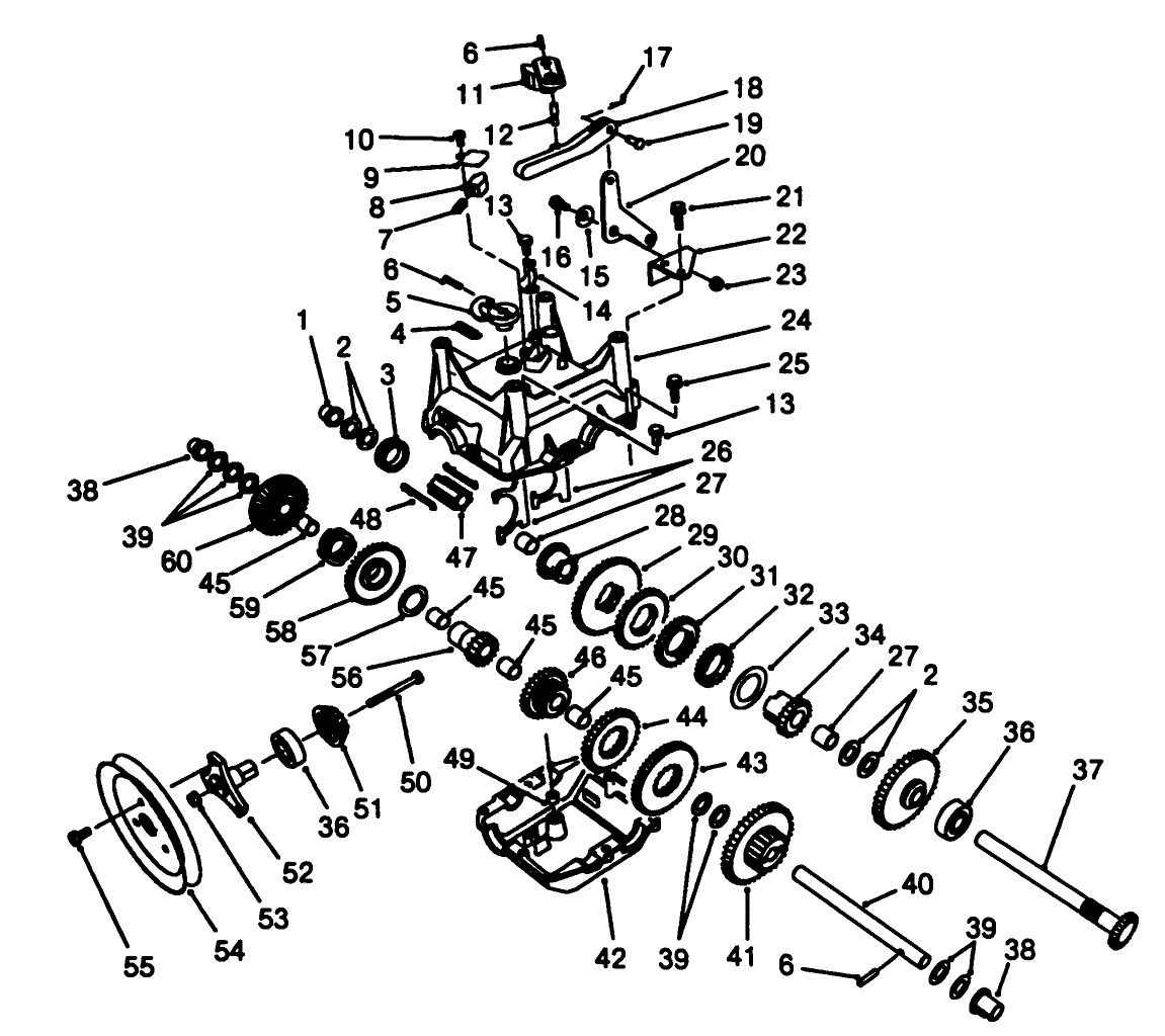 Transmission Assembly No. 62-0190