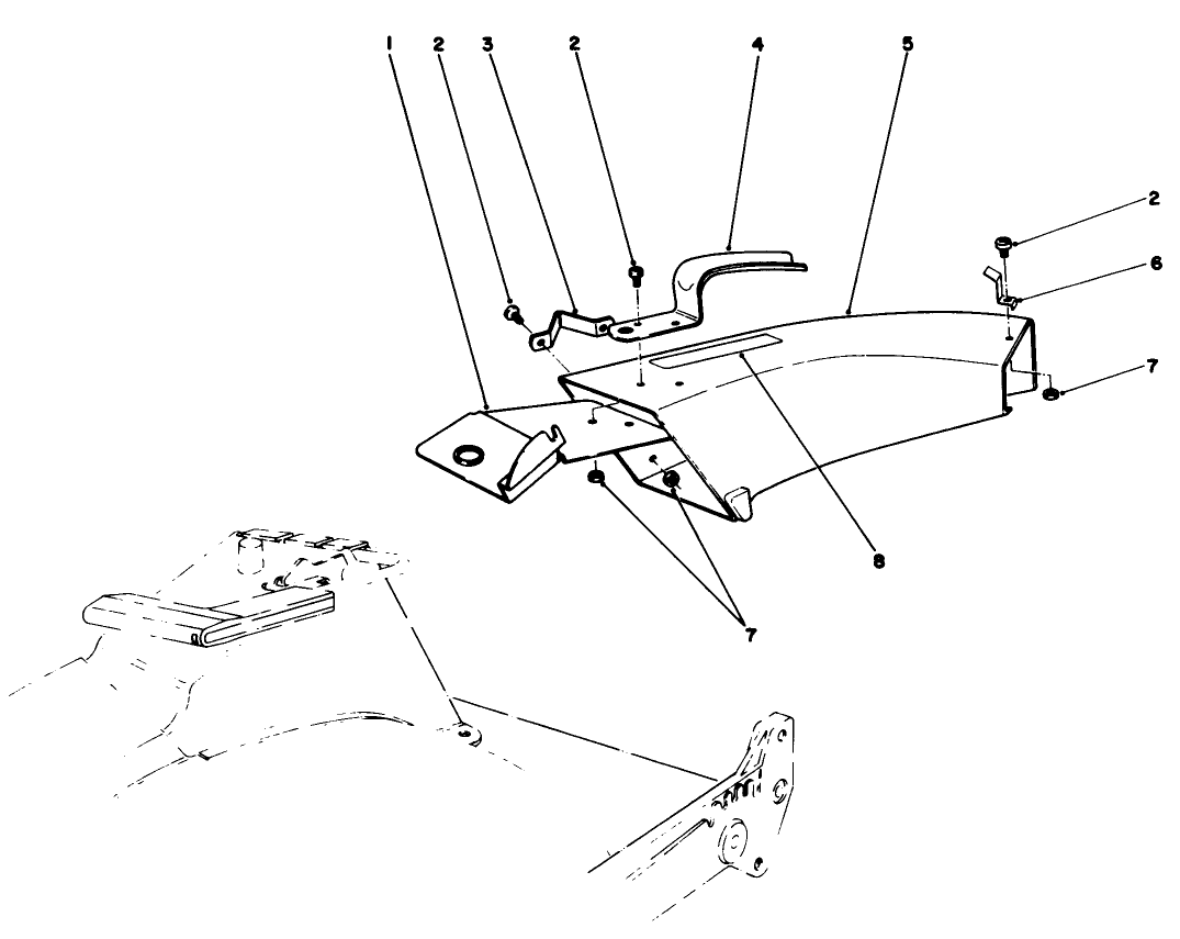 Side Discharge Chute Model No. 59108 (optional)
