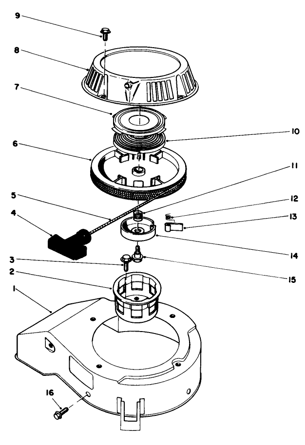 Recoil Assembly (model No. 47pg6)