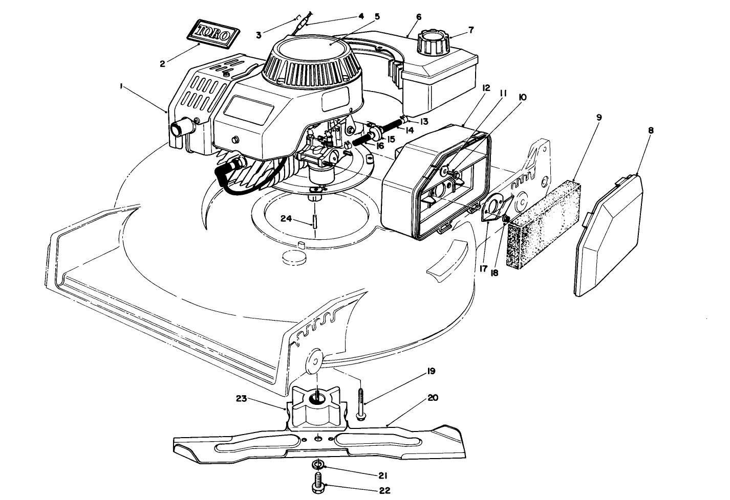 Engine Assembly (model No. 47pg6) (used On Units With Serial No. 7001111 & Up)