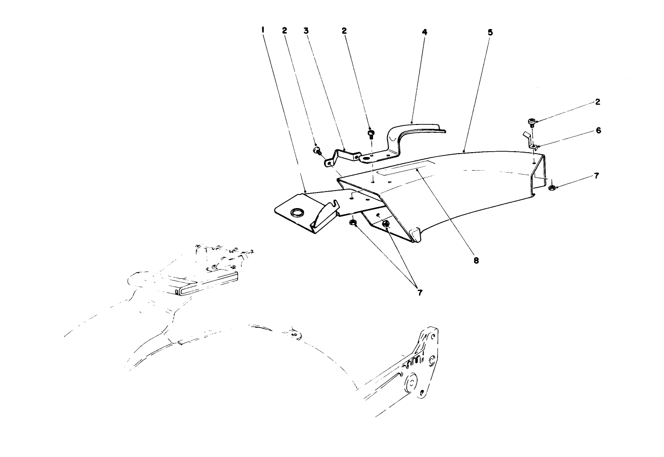 Side Discharge Chute Model No. 59108 (optional)