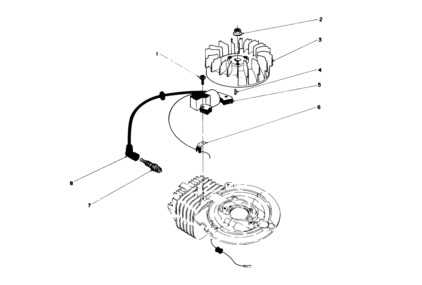 Ignition Assembly (engine Model No. 47pf5 & 47pg6)