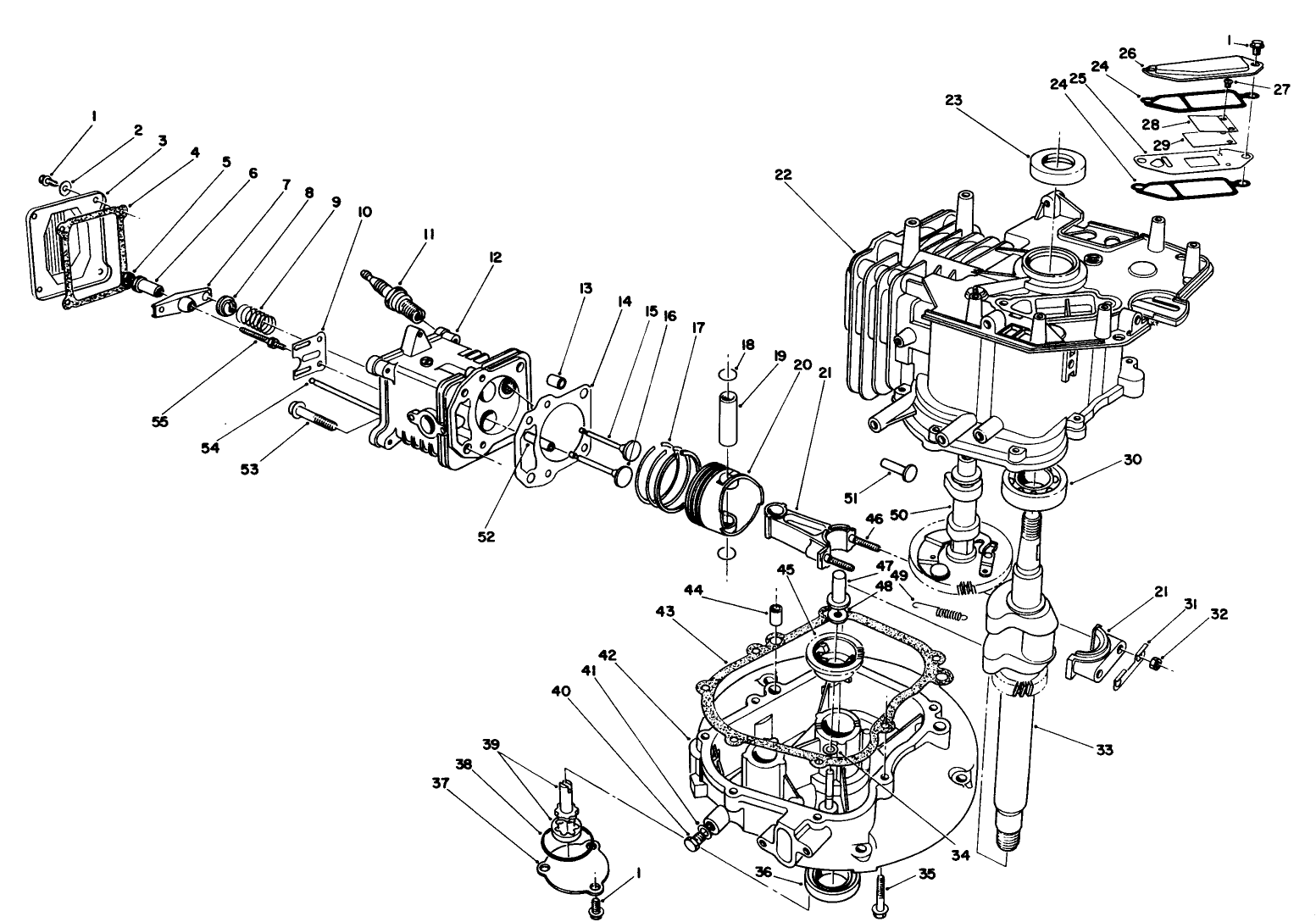ENGINE ASSEMBLY (MODEL NO. VMF5 & VMG6)
