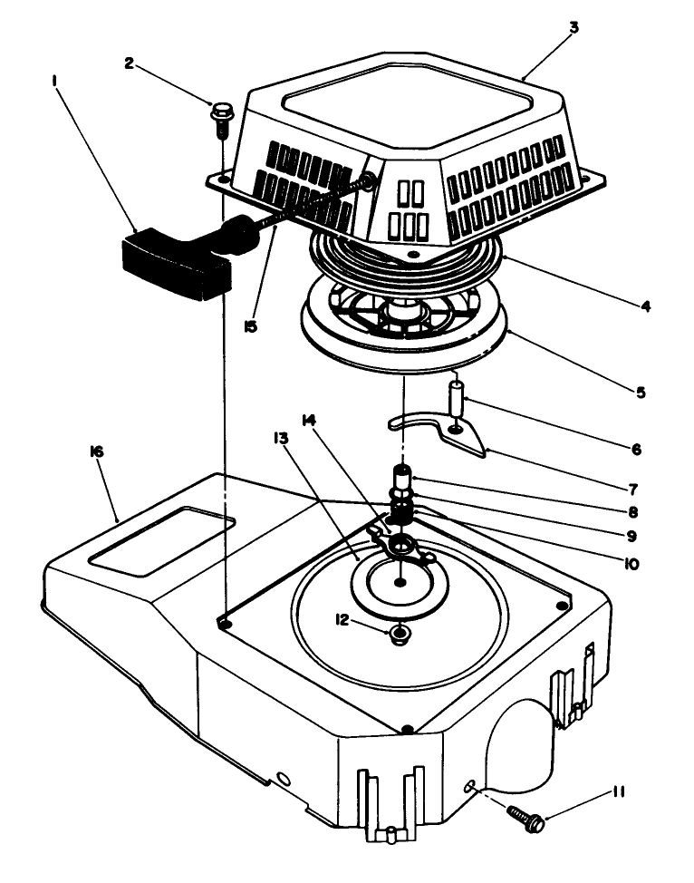 RECOIL ASSEMBLY (MODEL NO. VMF5 & VMG6)