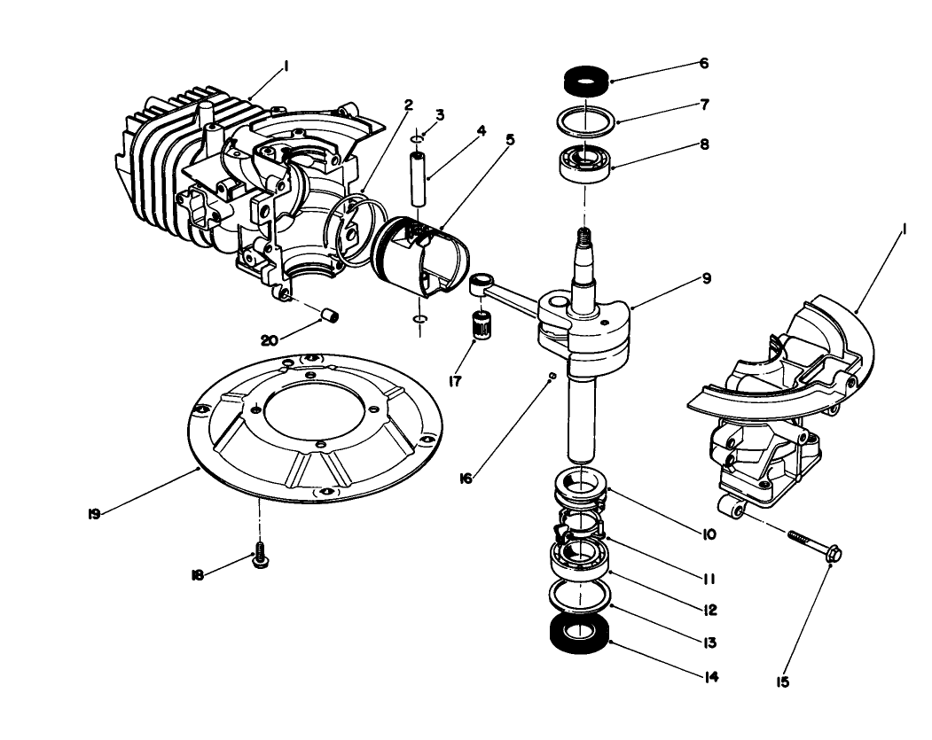Crankshaft Assembly (engine No. 47pf5) (engine No. 47pg6)