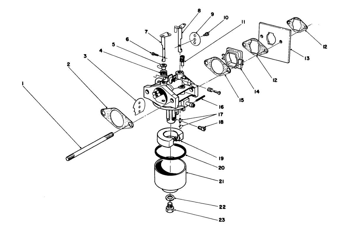 Carburetor Assembly (engine No. 47pf5) (engine No. 47pg6)