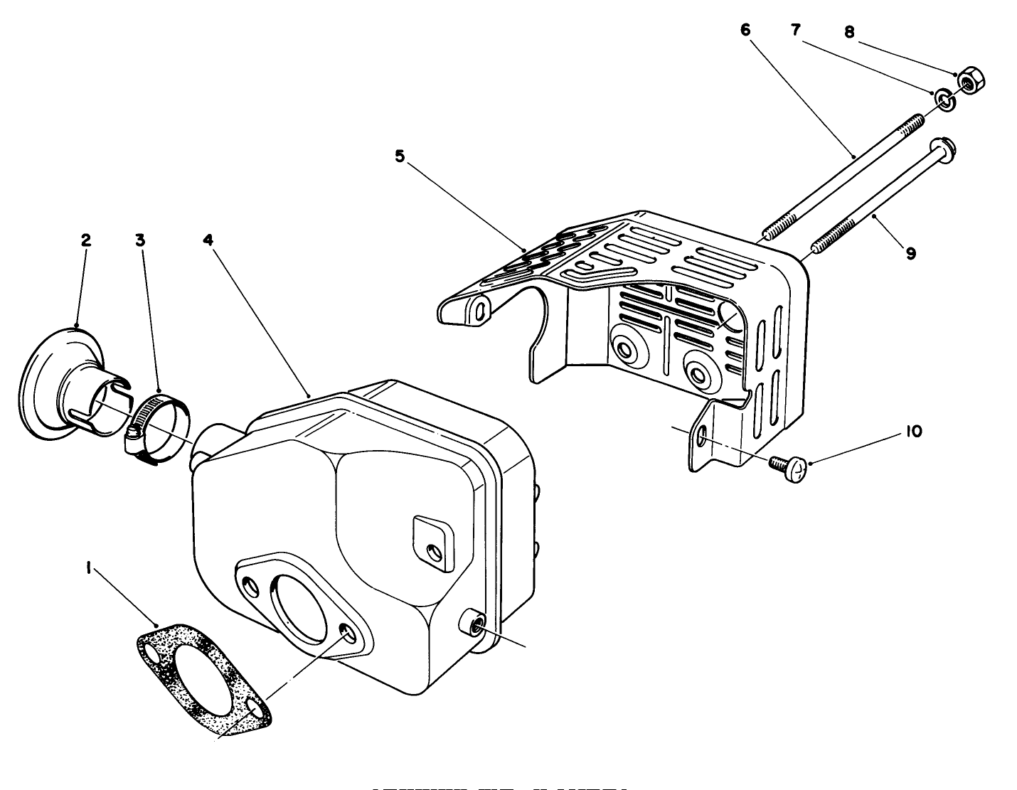 Muffler Assembly (engine No. 47pf5)(engine No. 47pg6)