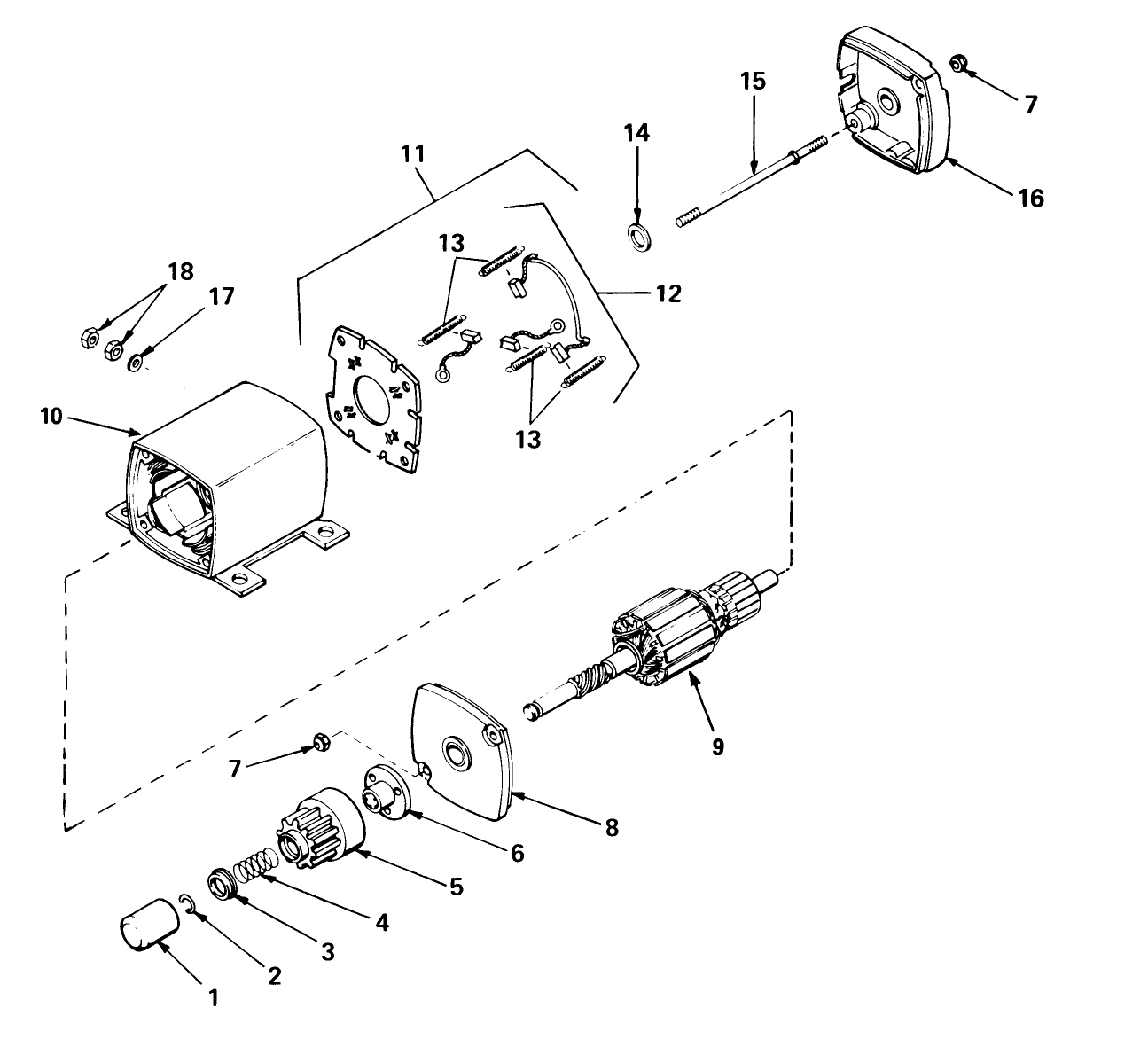 12 Volt Electric Starter No. 33606