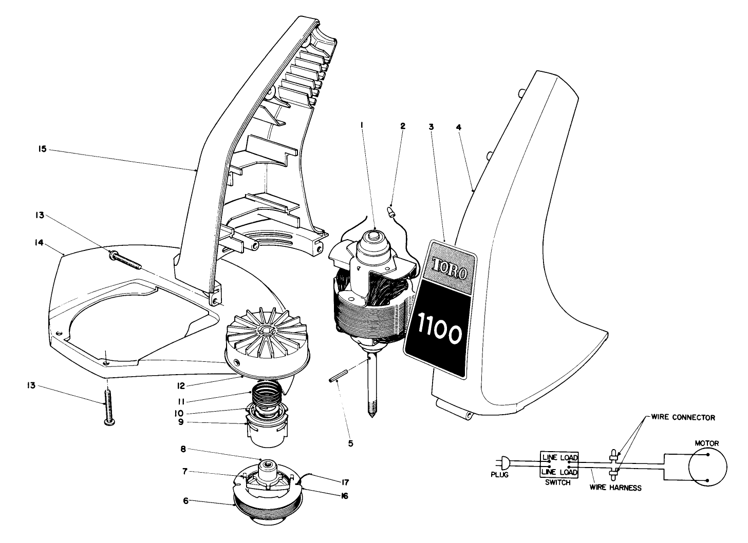 Motor And Housing Assembly