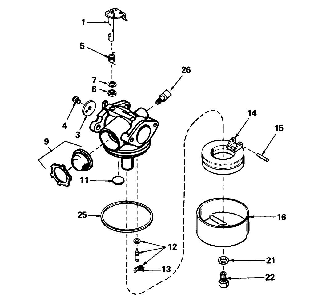 Carburetor No. 632098