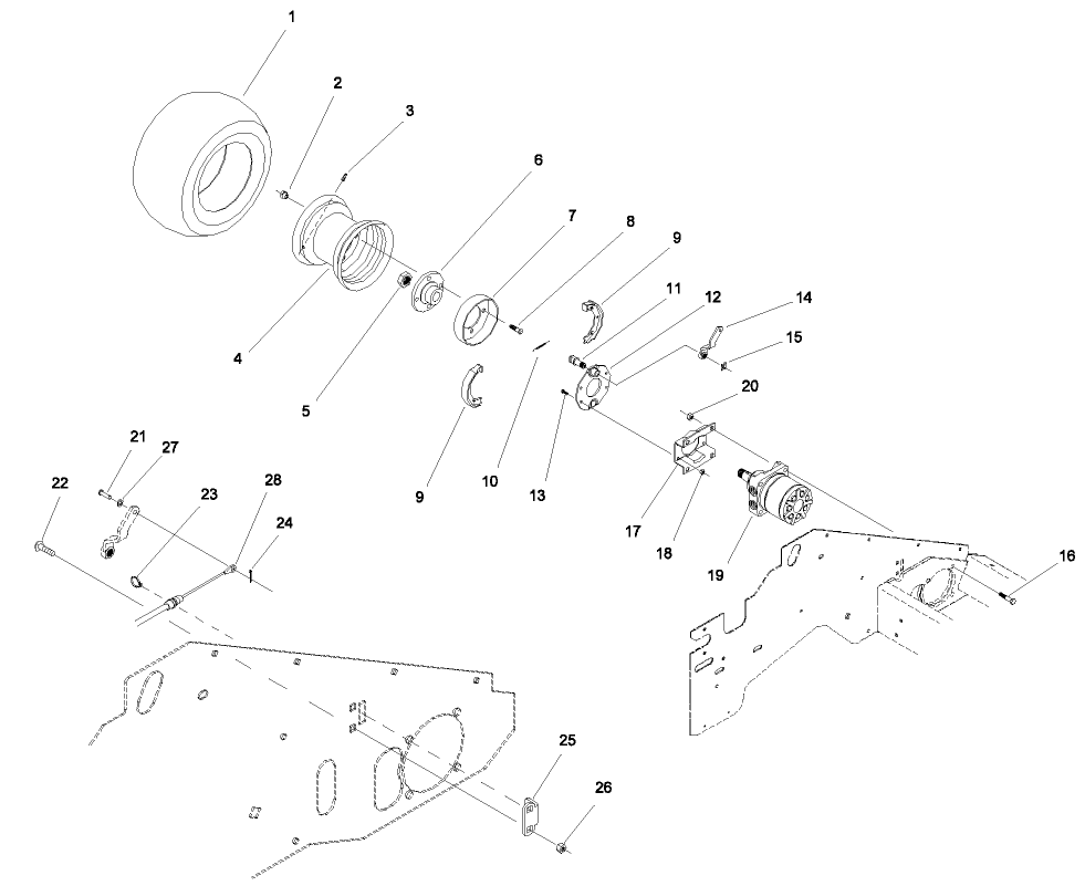 Wheel & Brake Assembly