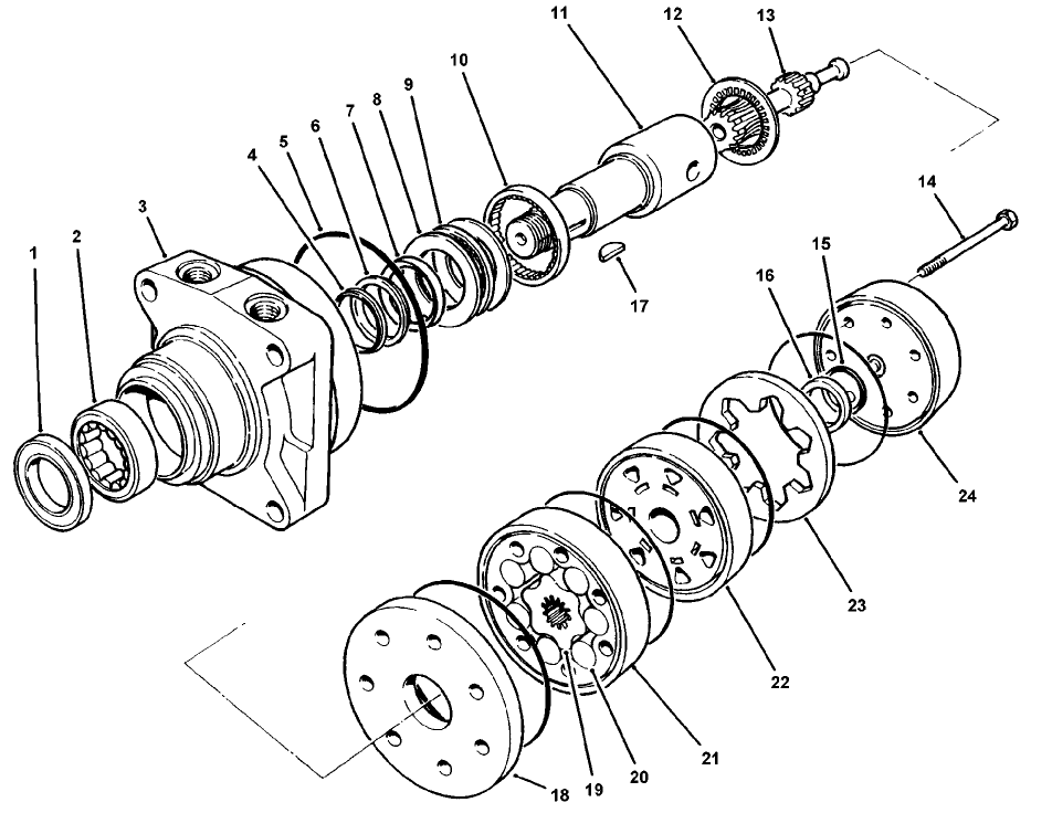 Hydraulic Motor Assembly-No. 92-9199