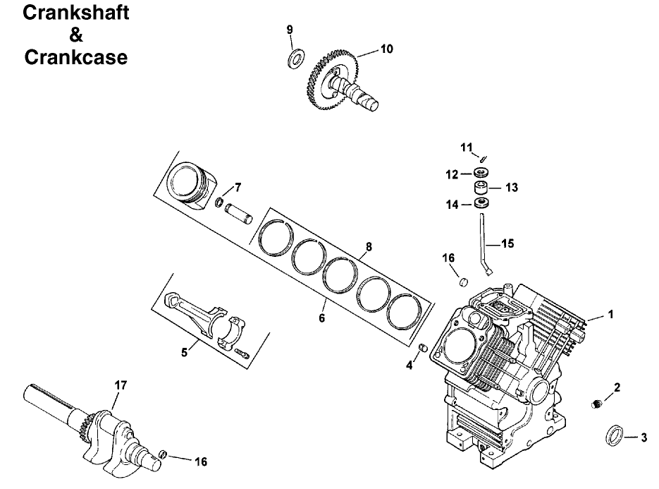 Engine Kohler Model Ch18s Spec. No. 62566