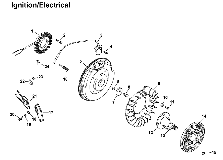 Engine Kohler Model Ch18s Spec. No. 62566 (cont.)