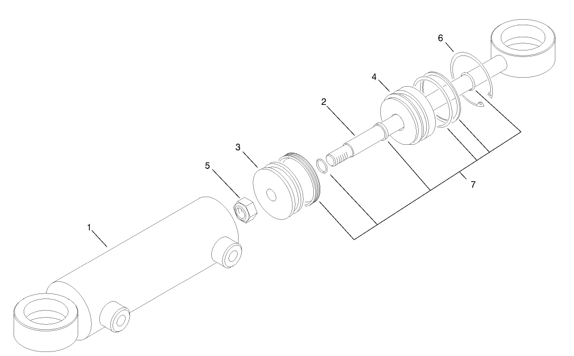 Hydraulic Cylinder Assembly No. 94-8141