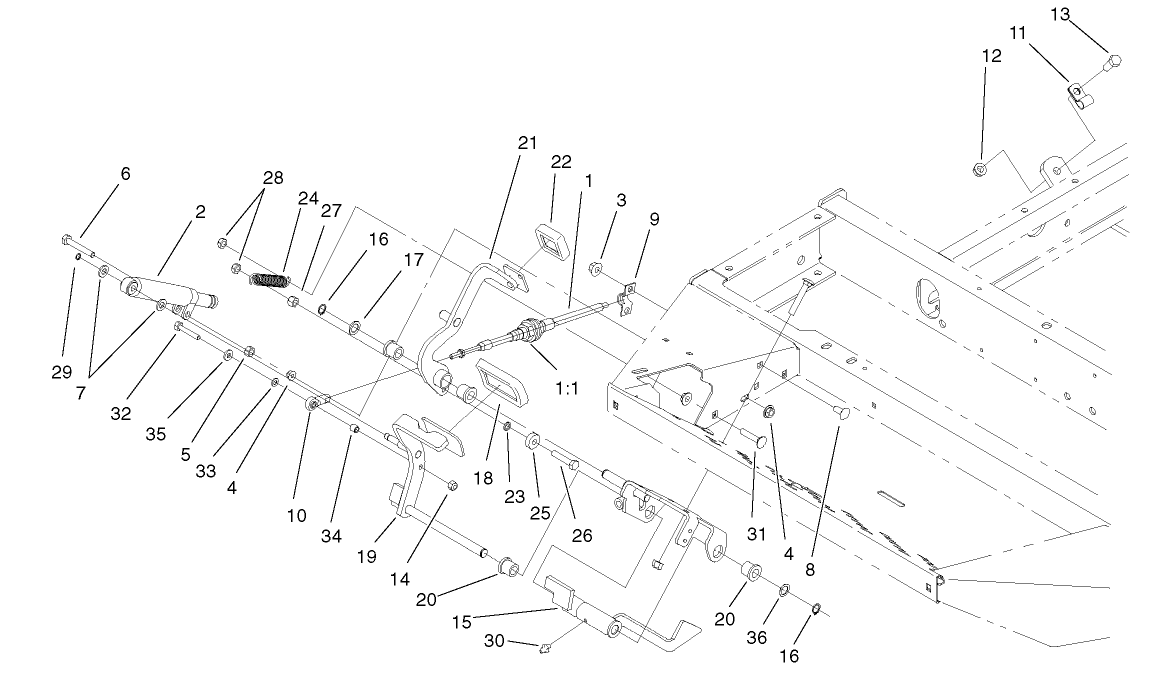 Traction Pedal Assembly