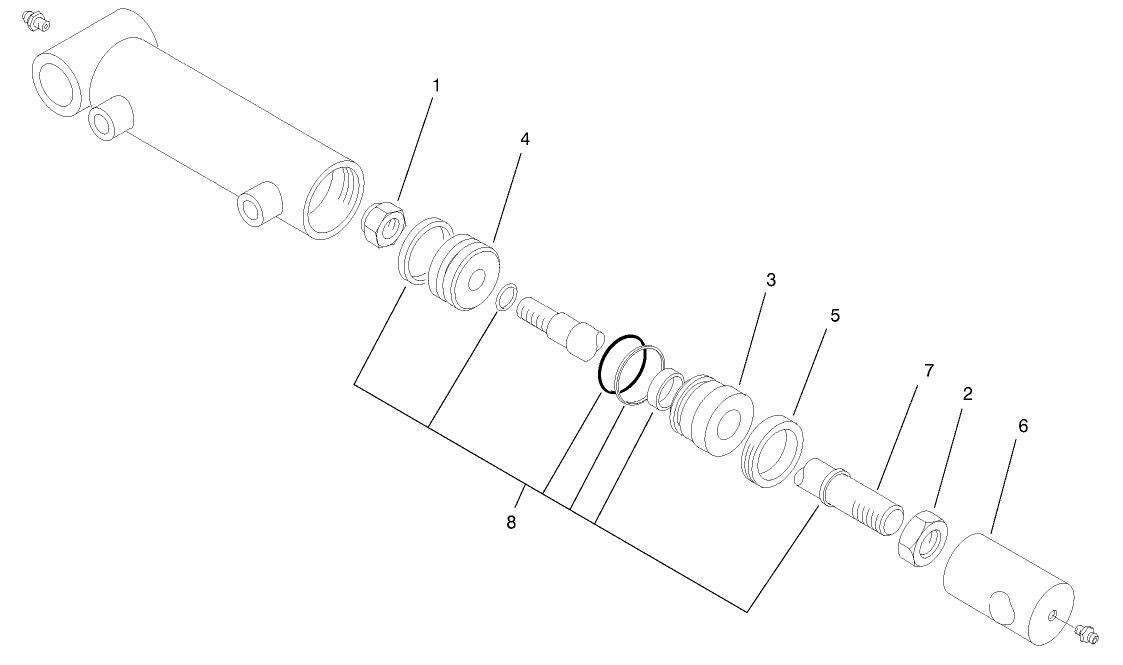 Hydraulic Cylinder Assembly No. 95-8978