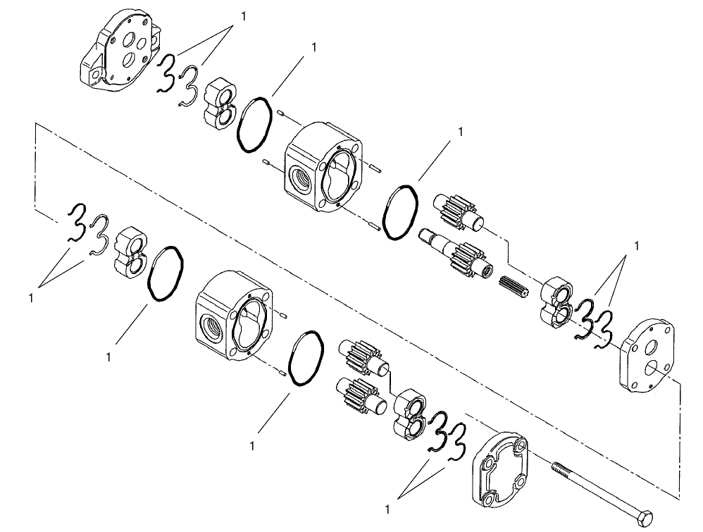 Hydraulic Pump Assembly No. 100-1646