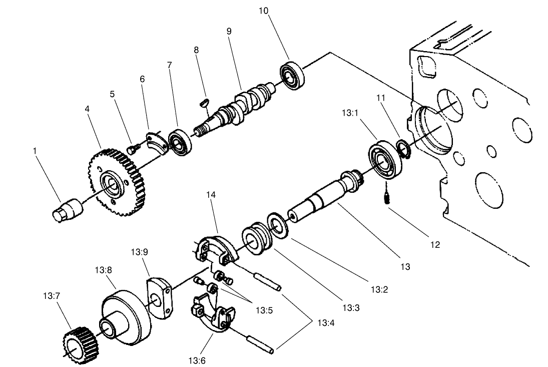 Fuel Camshaft Assembly