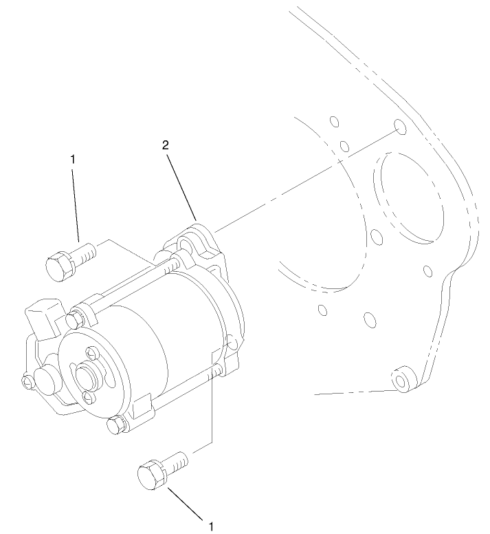 Starter Mount Assembly
