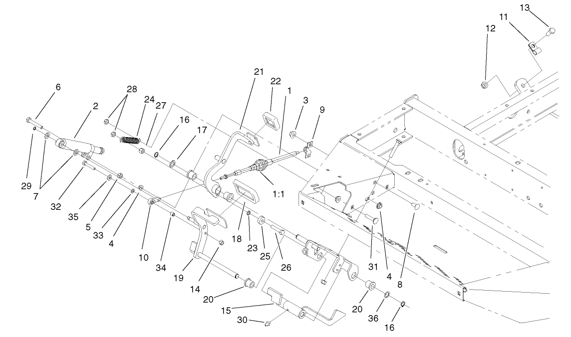 Traction Pedal Assembly