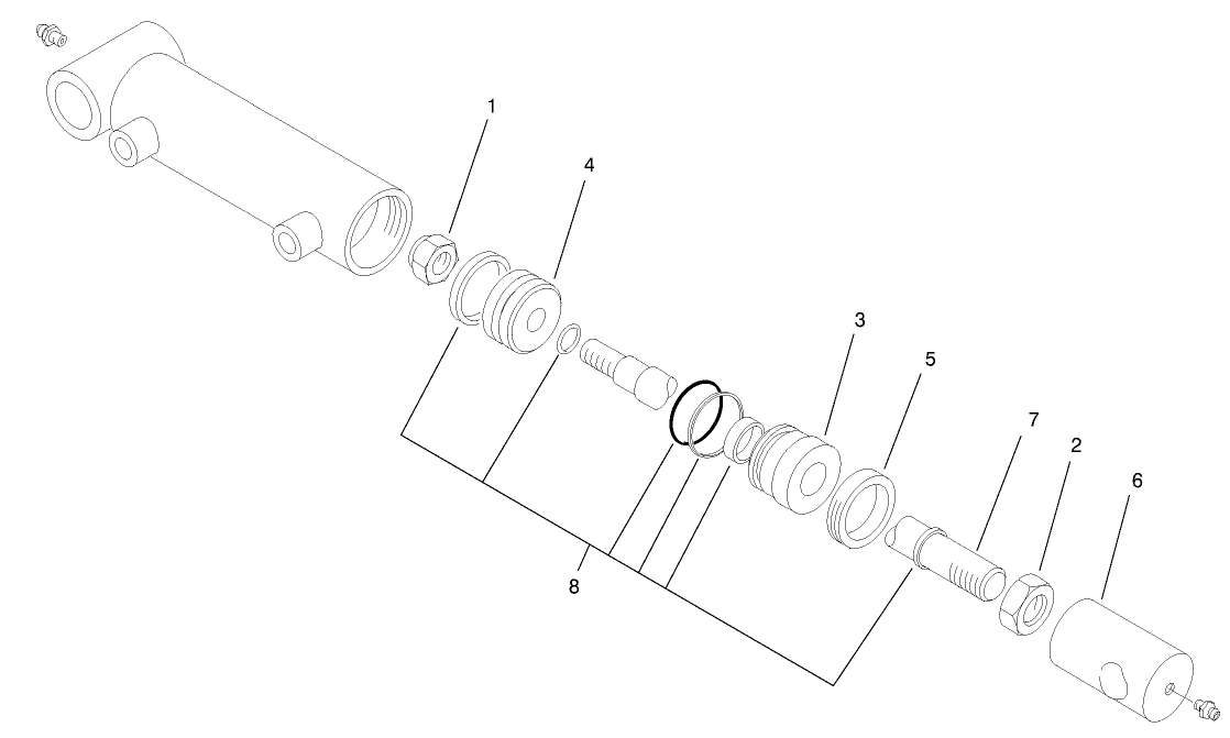 Hydraulic Cylinder Assembly No. 95-8978