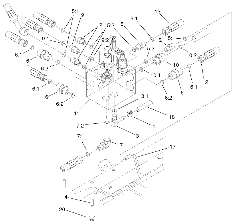 Manifold Block Installation Assembly
