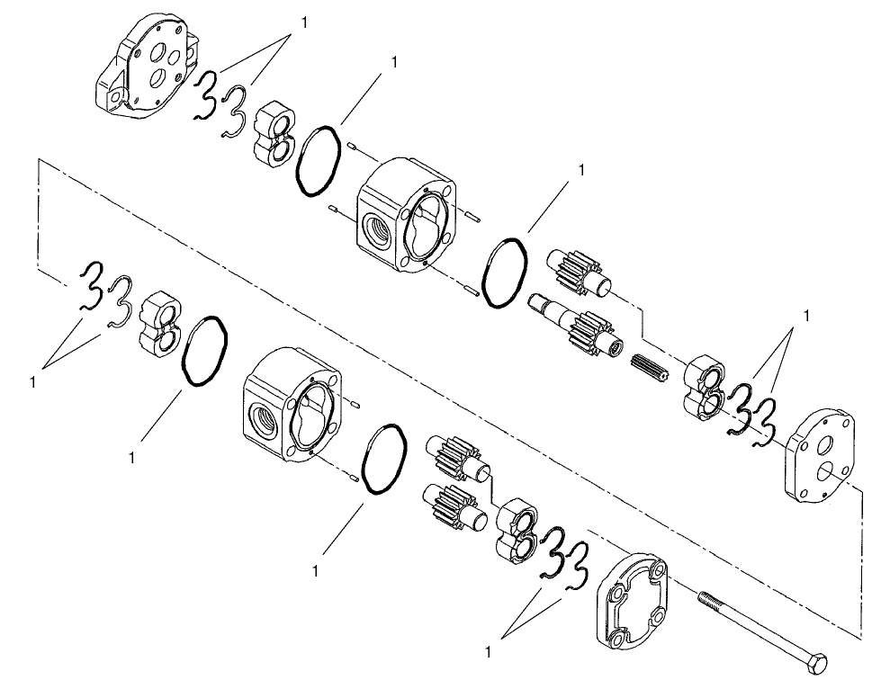 Hydraulic Pump Assembly No. 100-1646