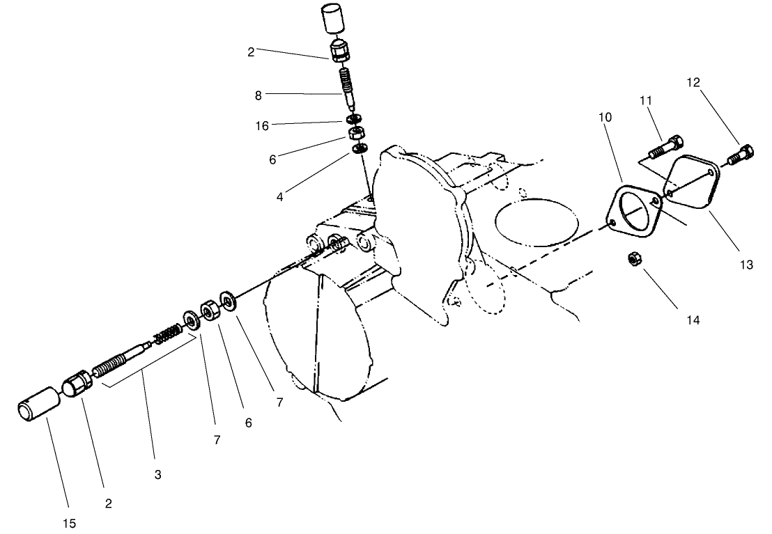 Engine Stop Lever Assembly