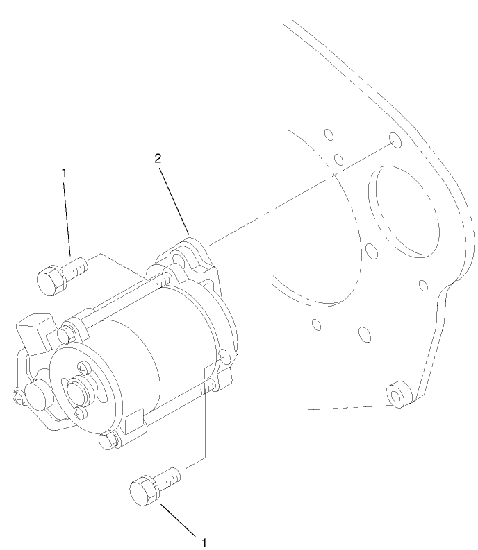 Starter Mount Assembly